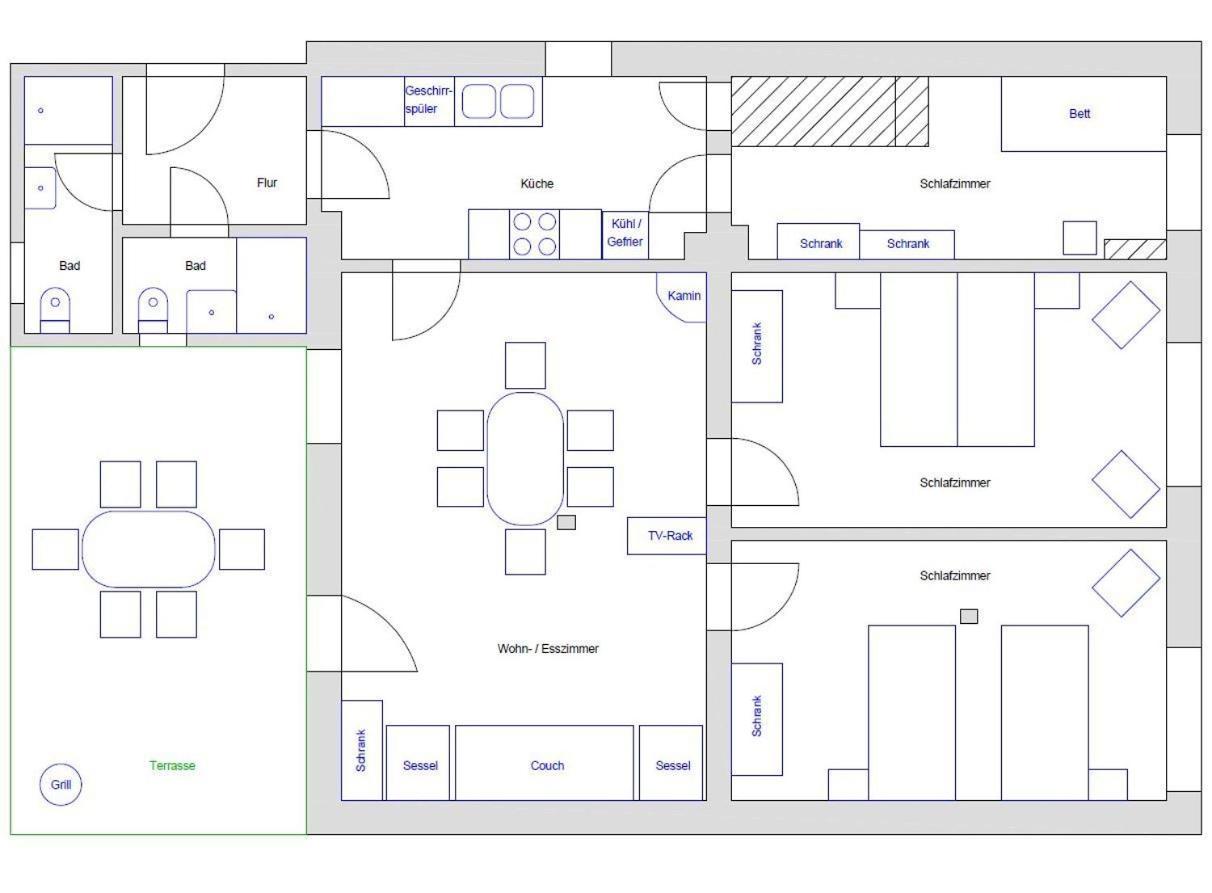 Ferienhaus _Erika_ Familie Meier Boldekow Luaran gambar